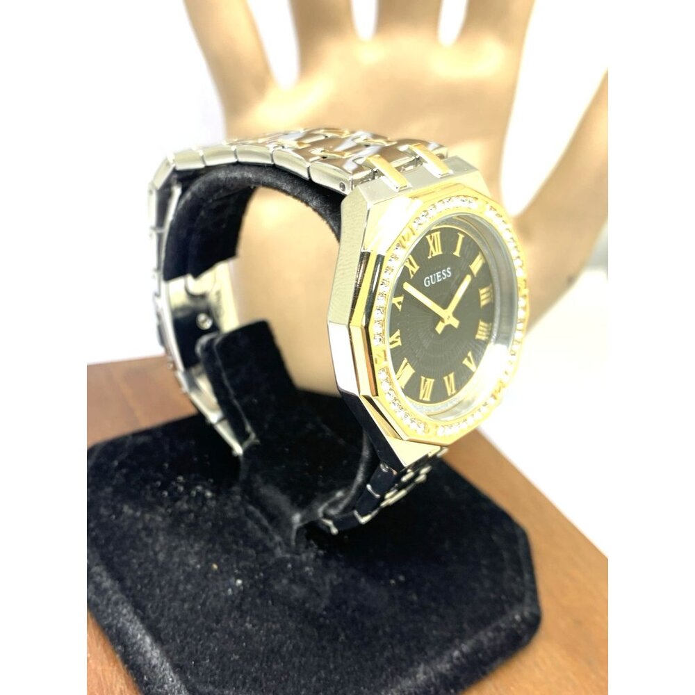 Guess Womens Watch GW0770L4 Quartz Black Dial Gemmed 2-Tone Stainless Steel 36mm - Picture 14 of 14